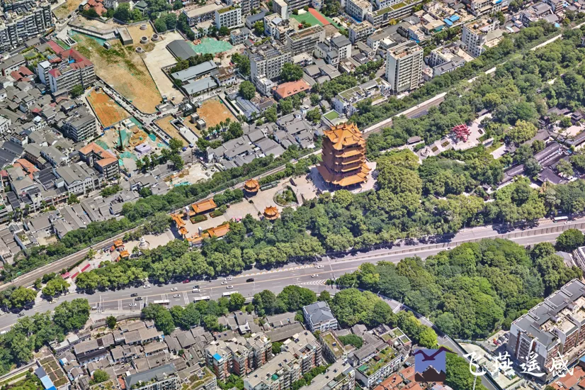一樓一閣，均以數(shù)字化方式呈現(xiàn)——實景三維“復刻”大美武漢